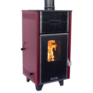 Maher Pelet Sobası (8 kW) (Bordo)